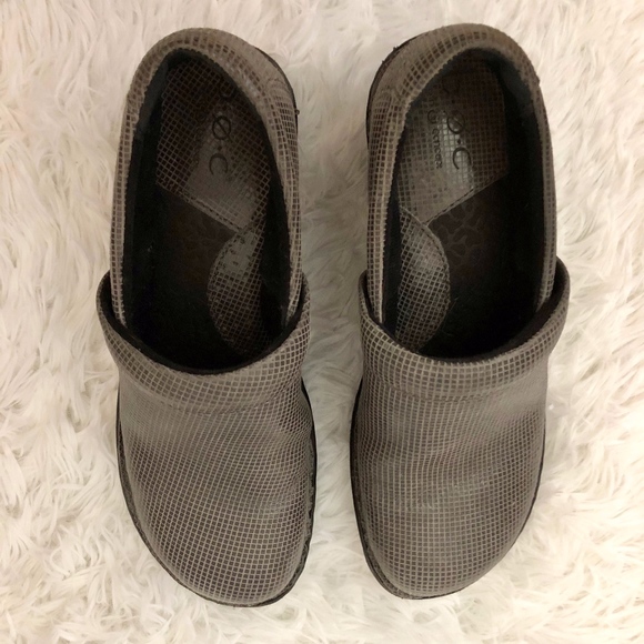 b.o.c  Born Concept Black/Gray Clogs.  Size 7 / 38 - Picture 1 of 8